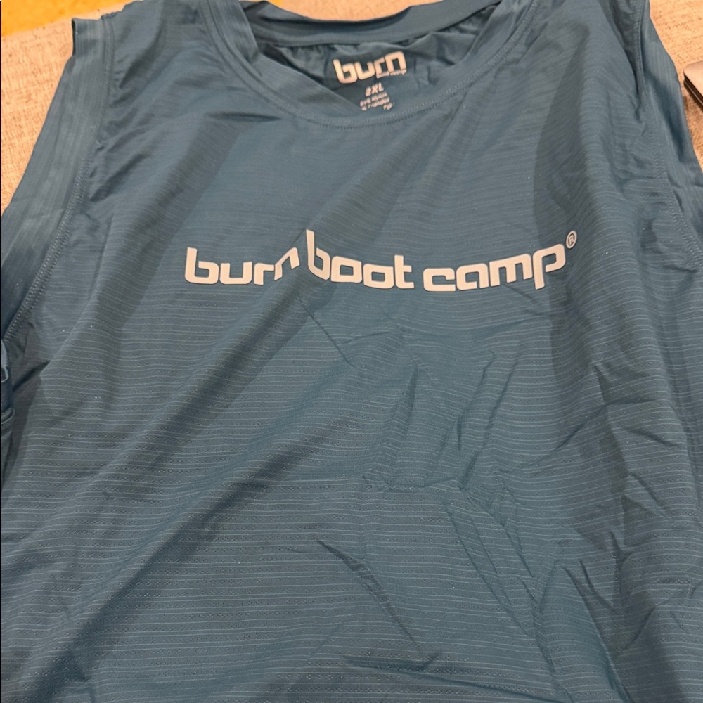 Burn Boot Camp Women's Blue Tank Top